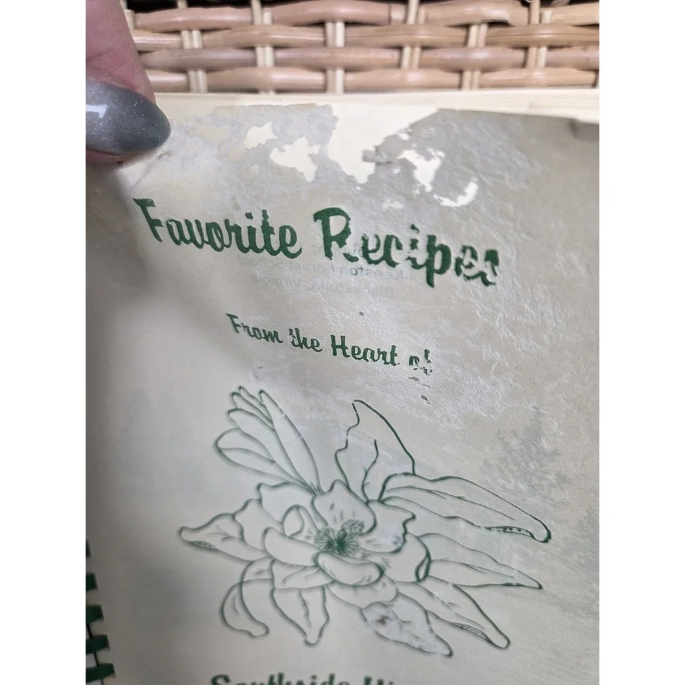 VTG 1983‎ Favorite Recipes Kenston Forest School Cookbook Blackstone Virginia
